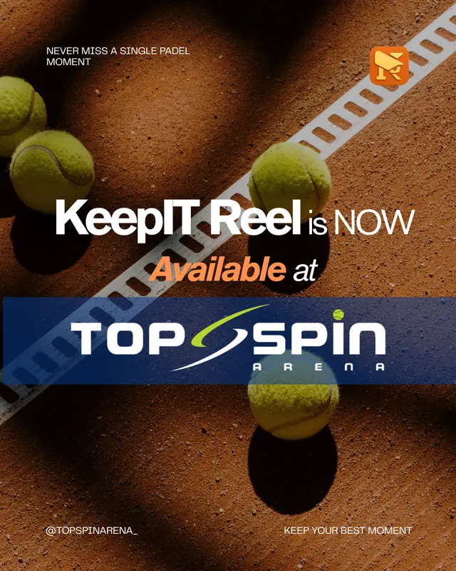 KeepIt Reel is now available at Top Spin.
